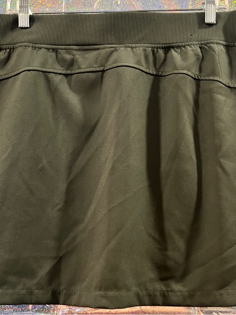Olive Green Athletic Skort